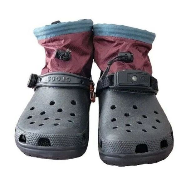 Crocs x Nicole Mclaughlin Mens Shoes Size 10 Campsite Clogs Black